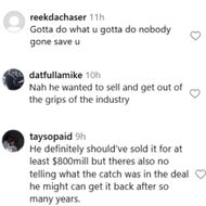 Users react to TMZ's report on Justin Bieber. (Image via Instagram/@bigmoufmedia2)